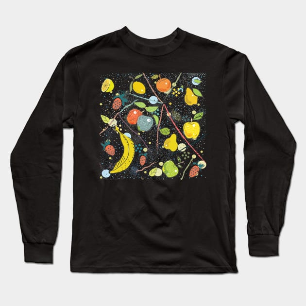 Fruits Long Sleeve T-Shirt by Kristina Stellar Scandinavian Land